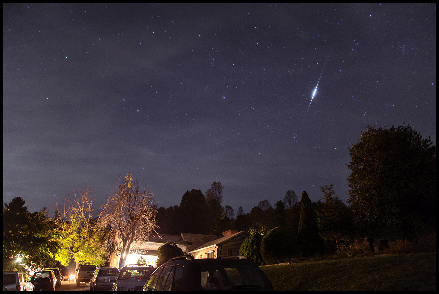 Iridium flare